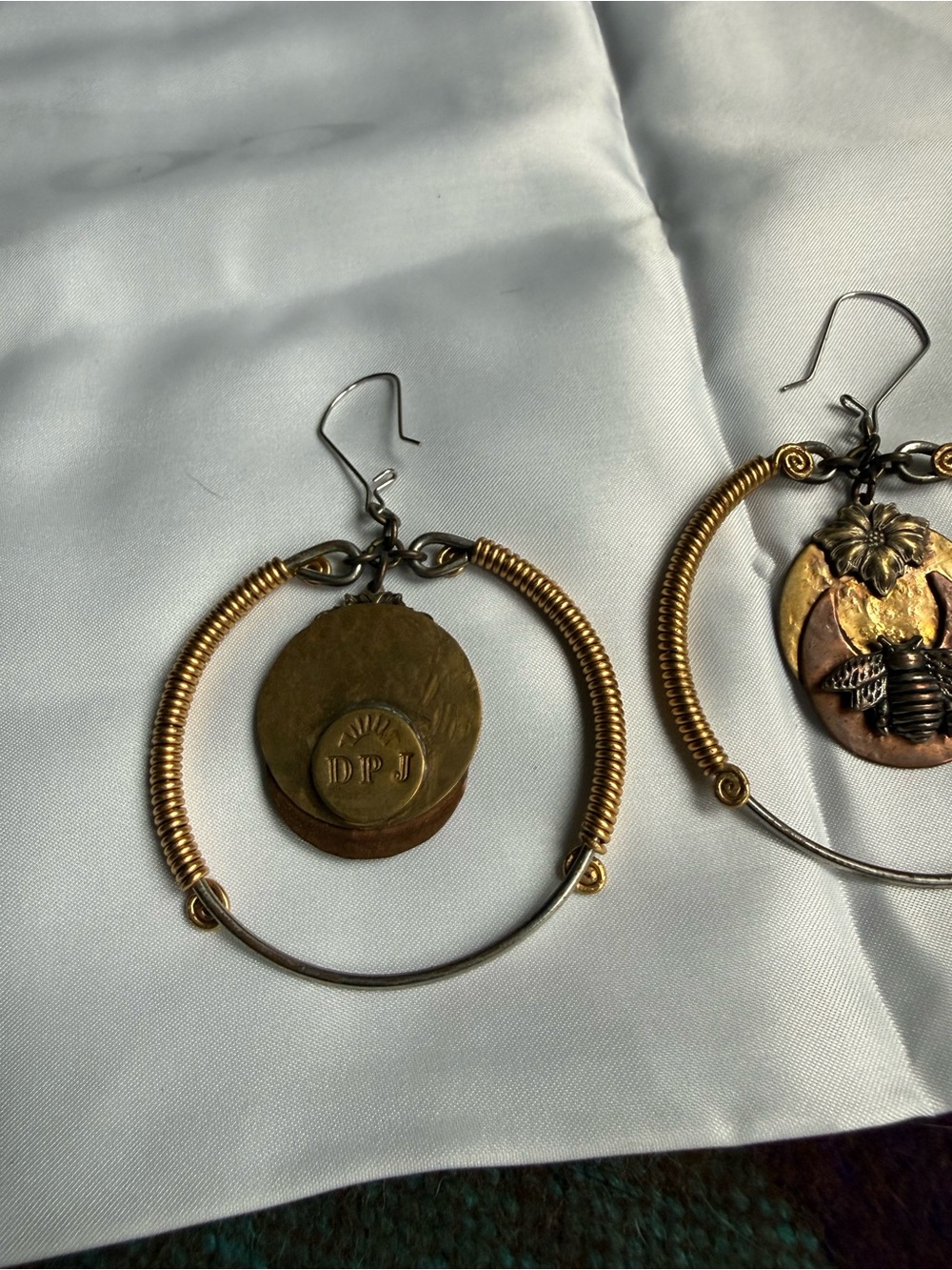 Gold-Tone Hoop Coin Earrings - Women Jewelry